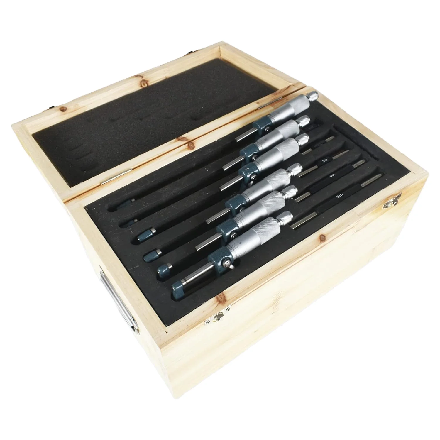 

High Precision Heat Insulation High Quality Steel Industrial 0-150MM Micrometer Set With Calibration Rods