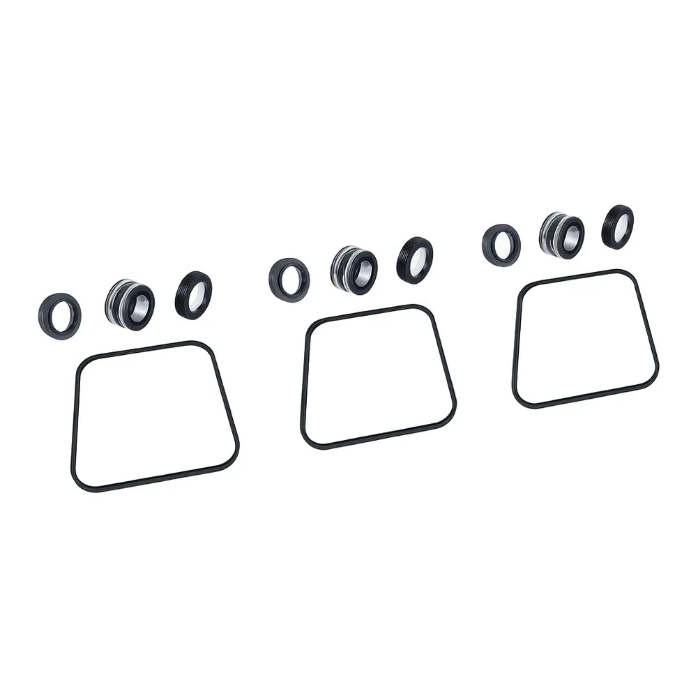 SP2600 Seal Kit Replacement For for Pool Pumps 1/3 Set Black Plastic 16.2 x 11 x 5 cm Built For for Harsh Pool Environment Use