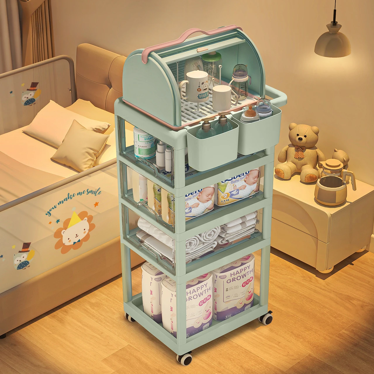 

Полка-тележка, шкаф для хранения, мобильная стойка для хранения