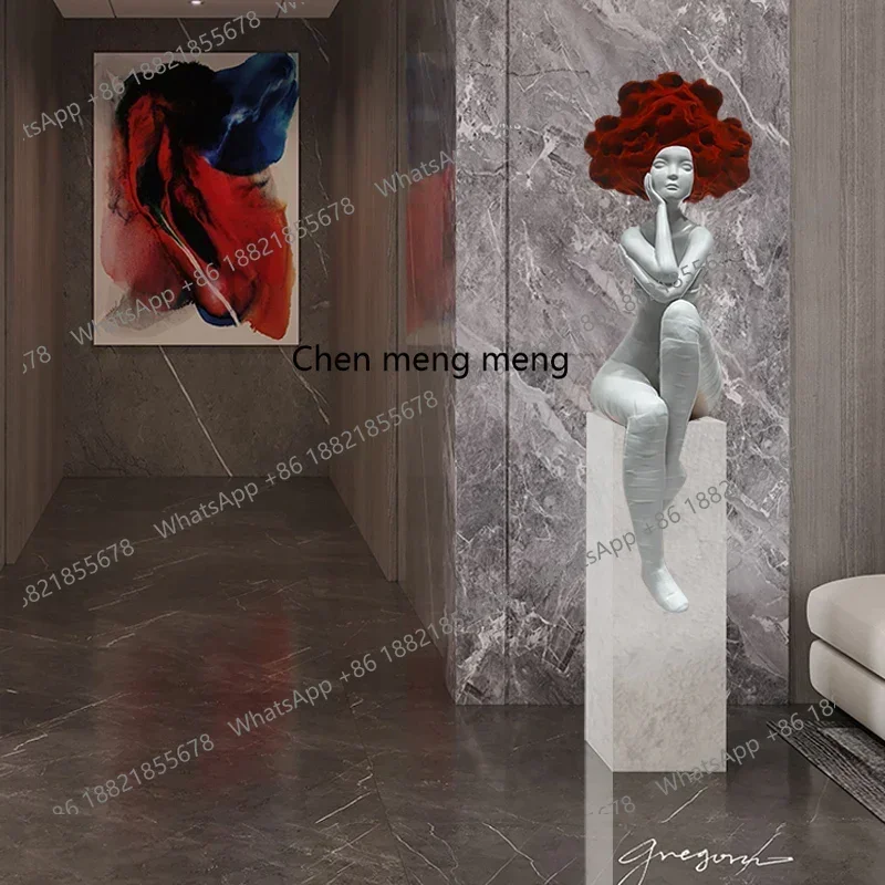 Sales Office Cartoon Ornament Large Floor Resin Soft Decoration Sculpture Customization