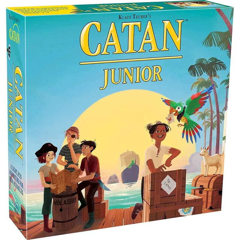 Catan studio Catan Junior/Family edition gioco da tavolo avventura per bambini adulti e famiglie 2-4 persone giochi di carte per feste