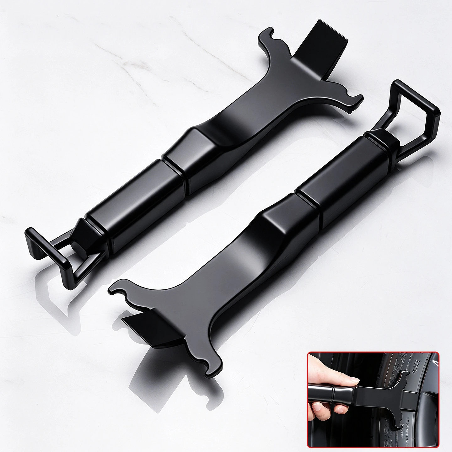 Wheel Hub Cap Removal Tool For Tesla Model 3 ModelY Juniper ModelYL Wheels Cover Pry Bar Removal Easy ABS Car Modification