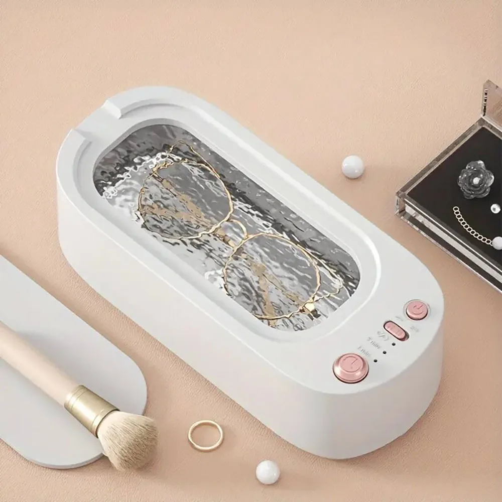 Portable ultrasonic eyewear cleaning machine | Home automatic jewelry/multi-purpose decontamination artifact