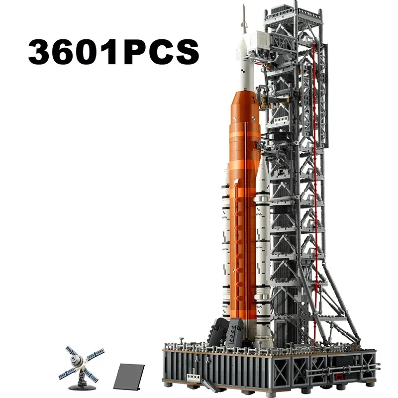 

3601PCS Creative Technology Artemis Space Launch System Rocket Building Blocks Construction Bricks Toys Gift For Kids Boys Adult