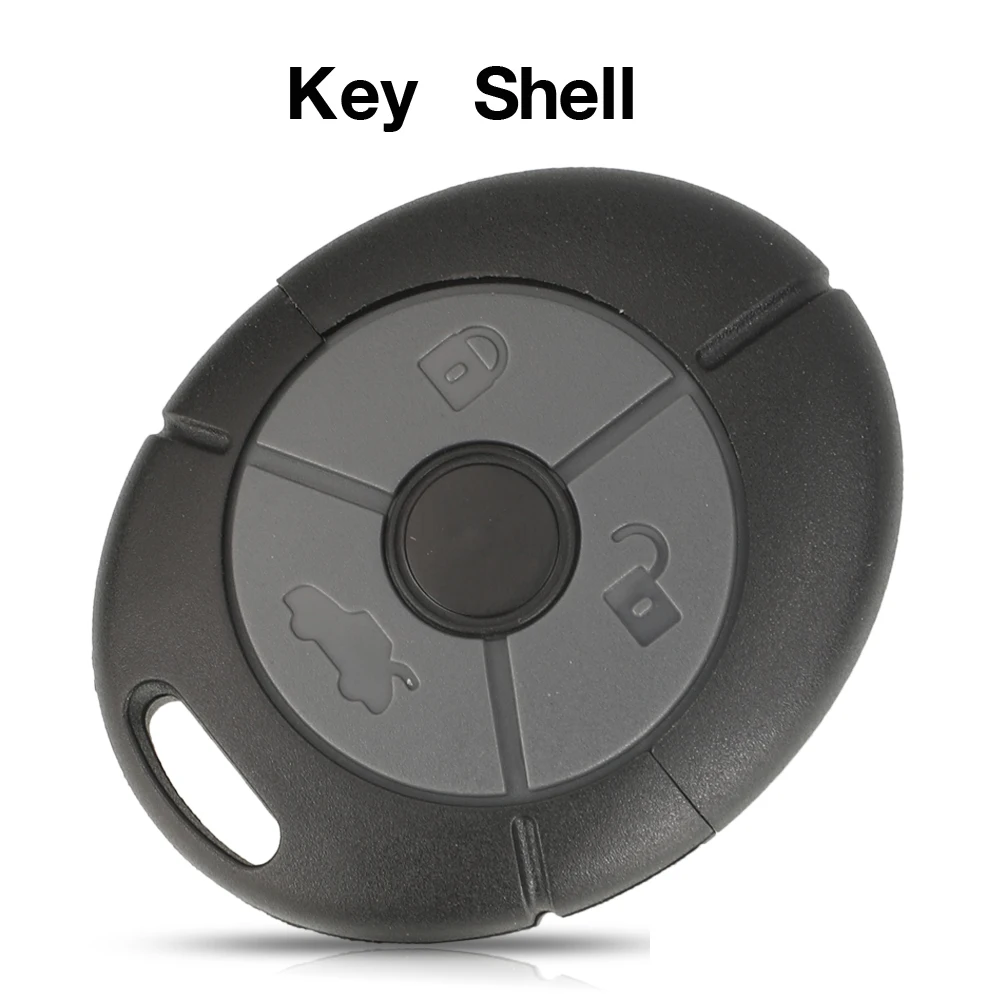 jingyuqin 3 Button Smart Remote Key Case Shell For Rover MG TF ZR ZS 25 45 Rio Flip Car Keyless Fob Cover Replacement Housing