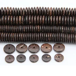One String Natural Coconut Wood Beads DIY Jewelry Making Loose Beads DIY Material Supplies Coconut Shell Separator For Bracelet