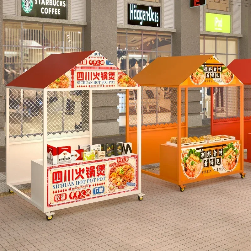 Shopping mall promotions Tasting table Mobile truck Commercial street Stall rack Outdoor shed Display rack