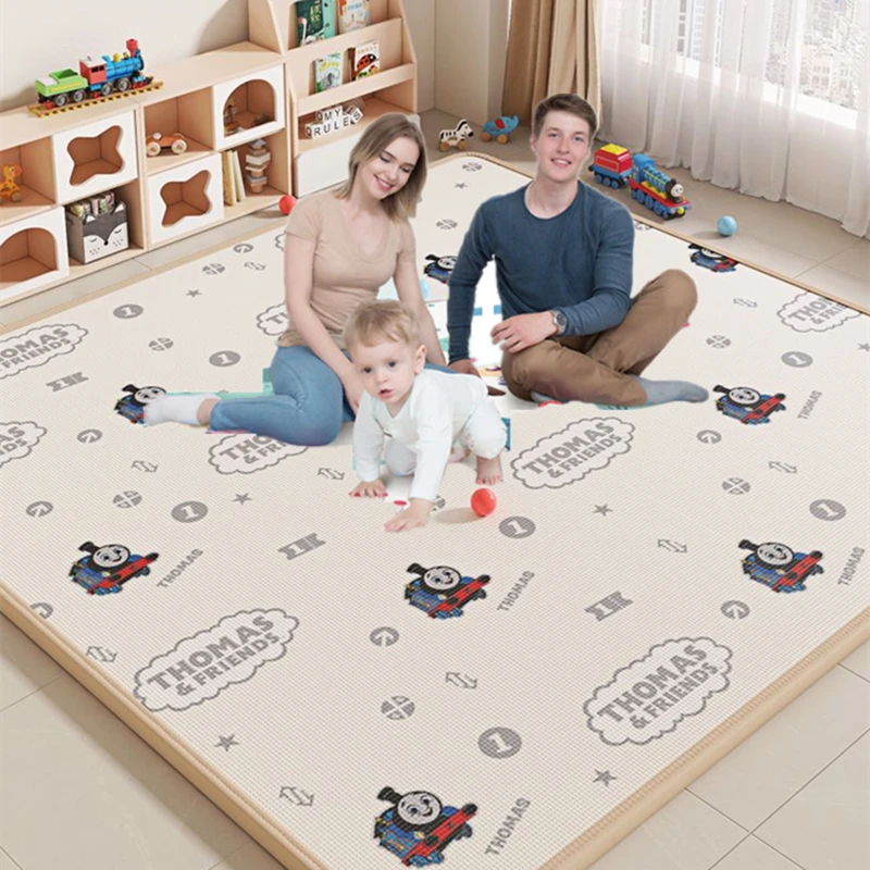 

200x180cm Large Size Play Mat for Children's Safety Mat EPE Environmentally Friendly Thick 1cm Baby Crawling Folding Mat Carpets