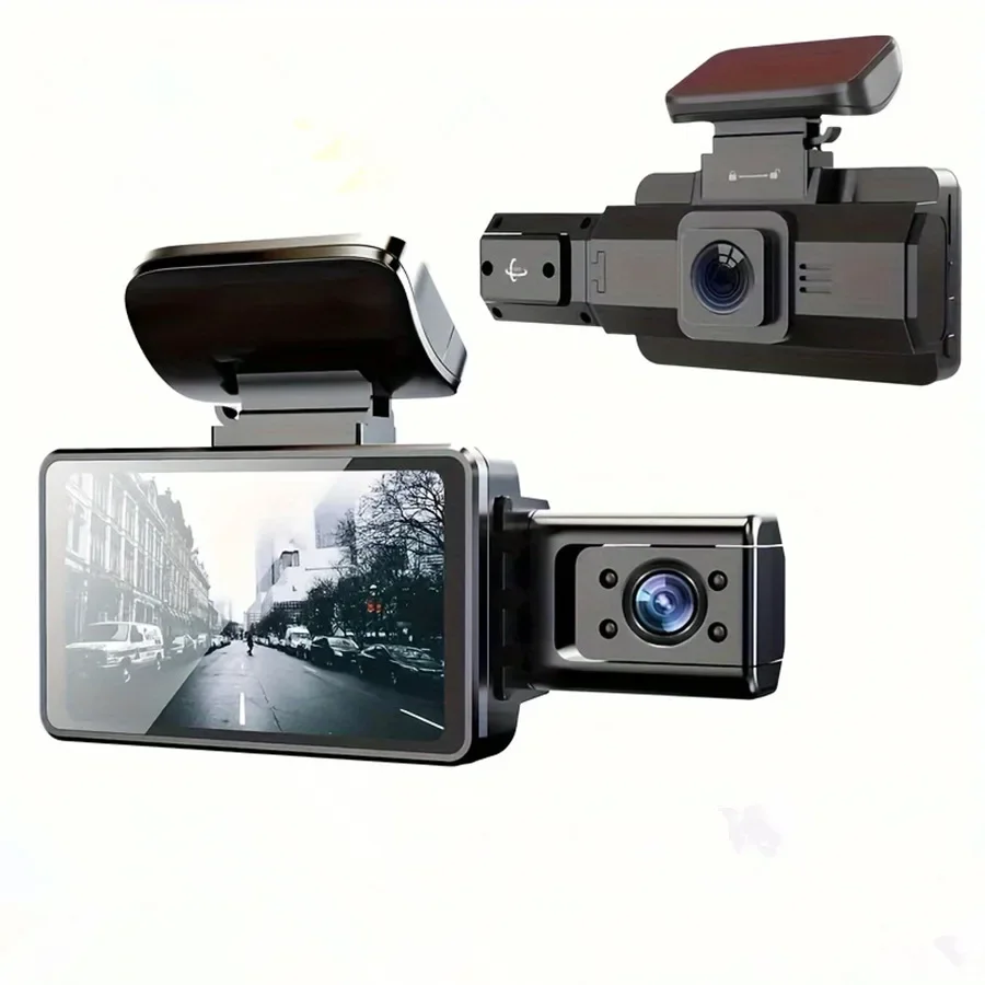 New high definition 1080P driving recorder, 3.0 inch IPS screen in the front of the car, car anti-touch porcelain DVR