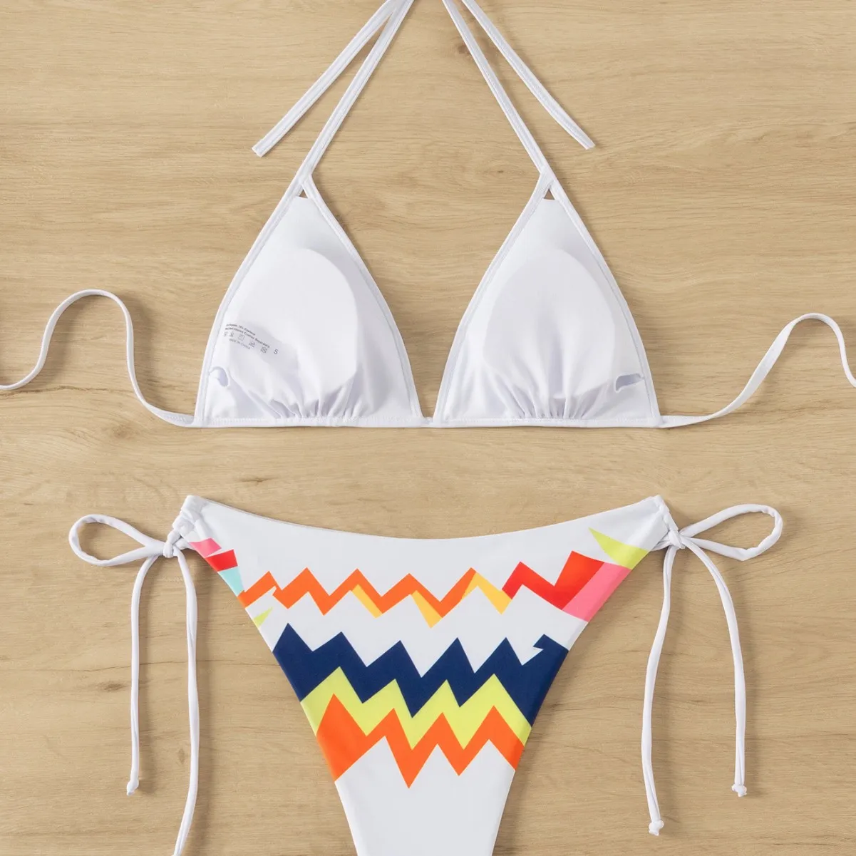 2025 sexy biquíni de duas peças colorido impresso maiô reunido verão apertado feminino suspender praia festa wear maiô brasileiro
