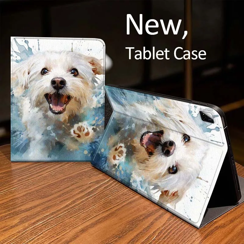 

Чехол для планшета Xiaomi Mi Redmi Pad 2 4 5 7S 6S 6 7 8 Plus SE Pro K 2025 с красочным рисунком кошки, 8.7 11 дюймов