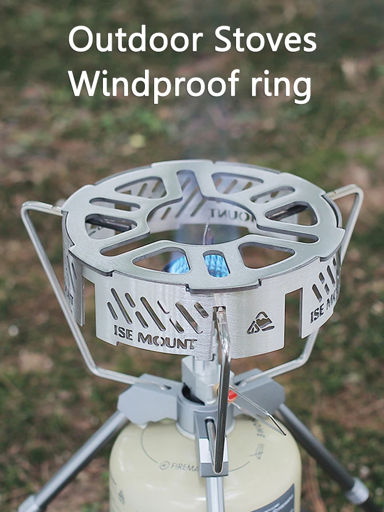 

Gas Stove Wind Shield Portable Camping Stove Windproof Ring High-temperature Resistant Camping Picnic Cooking Supplies