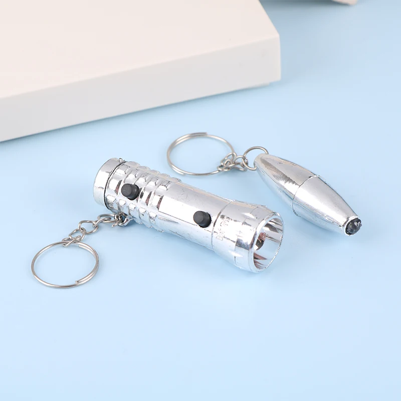 Portátil Mini LED Lanterna Chaveiro, Luz Roxa, Blu-Ray, Raios UV, Lâmpada Detecção de Dinheiro, Duplo Farol, Flash Torch