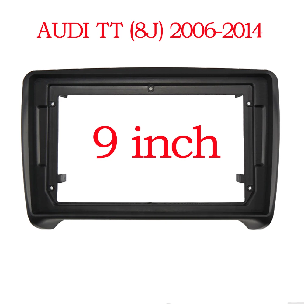 

9 INCH Car Radio Fascia Double Din Frame GPS DVD Bezel Panel Dash Installation Kit For AUDI TT 2006-2014 MP5 Stereo Player