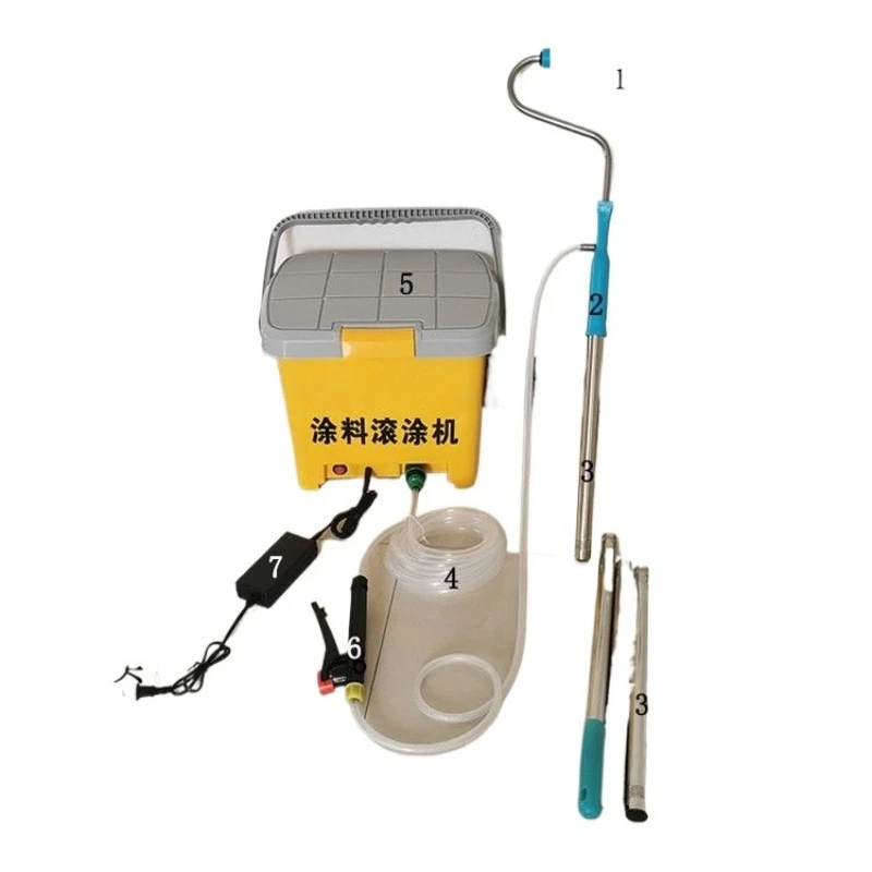Paint printing roller wall painting tool, patterned latex paint self-priming roller coating machine