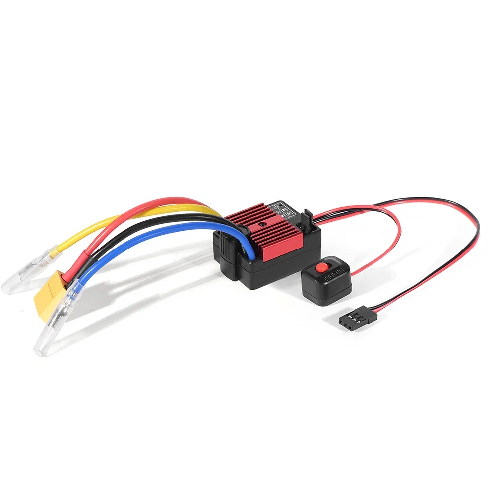 HG1060 60A Wasserdichter bürstengebundener ESC-Motorregler für RC-Autos mit Überhitzungsschutz, kompatibel mit 1/10 Maßstab Offroad-Fahrzeugen – Detail 7
