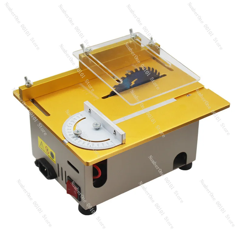 885 Small Table Saw for Home Use, Woodworking, Handmade, Miniature, Multifunctional, Acrylic DIY Desktop Cutting Machine