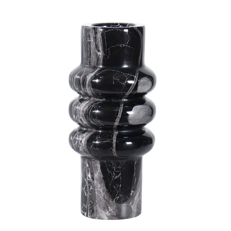 

Marble vase living room coffee table desktop flower ware creative home ornament