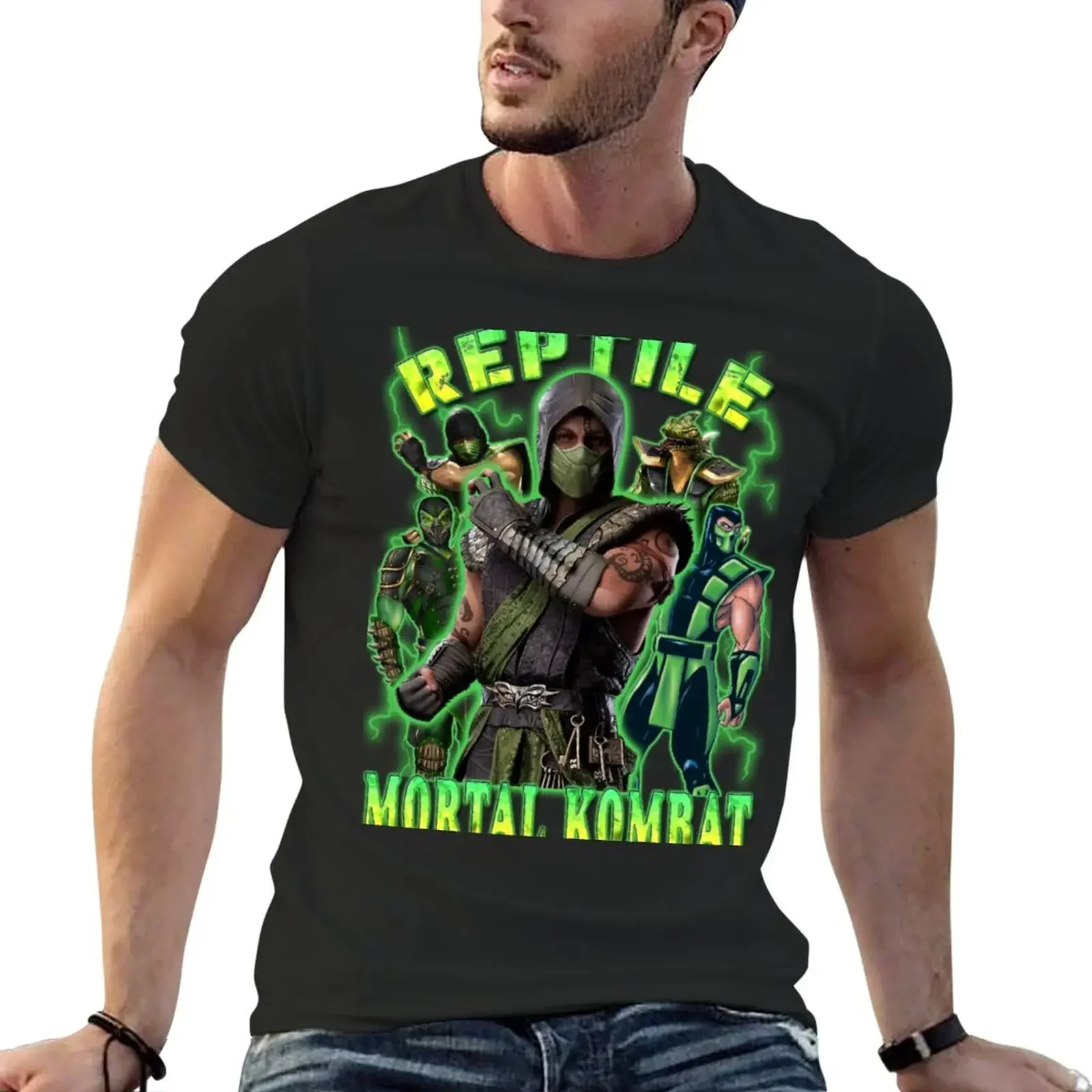 

Mortal Kombat - Reptile T-Shirt sublime anime kawaii clothes funny t shirts men