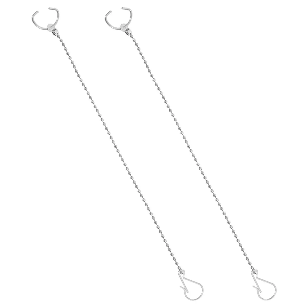 

2 шт. цепочки для унитаза из нержавеющей стали, сменные, с крючком, для кнопки смыва, универсальные аксессуары для унитаза, предотвращение протечек