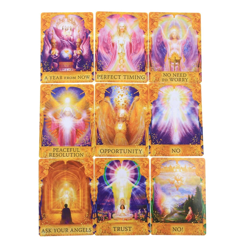 Angel Answers Oracle Cards Leisure Party Table Game High Quality Fortune-telling Work Life Prophecy Tarot Deck