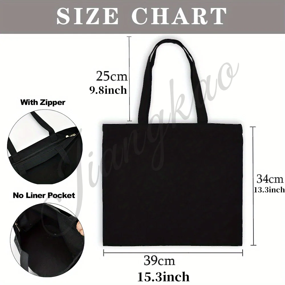 Personalized Female Tote Bag Custom Teacher Name Shoulder Bag Teacher Life Shopping Bag Teacher's Day Thanks Gift for Teachers