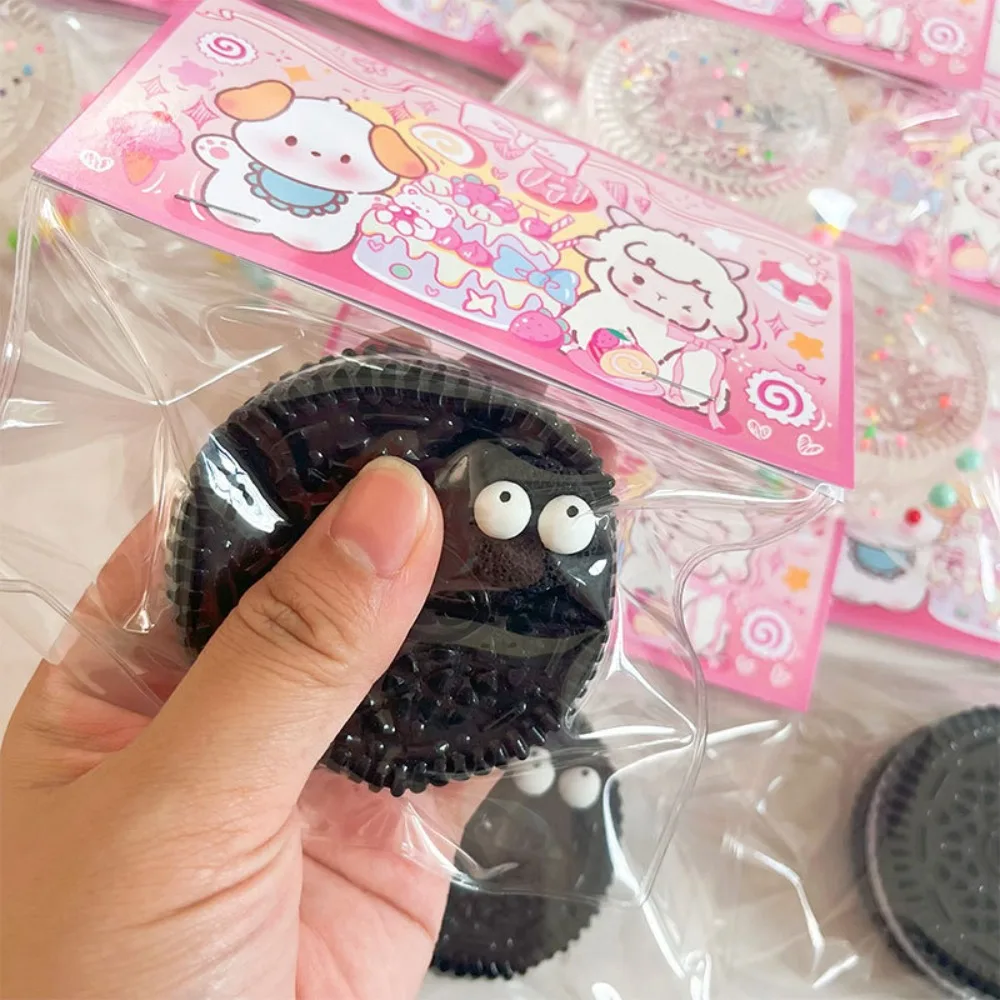 Große Oreo Keks Kneifen Spielzeug Mochi Taba M Bohnen Sandwich Stress Relief Spielzeug Cookies TPR Langsam Rebound Spielzeug Squeeze Dessert Spielzeug