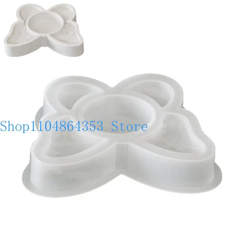 

652F Artistics Silicone Mould For Handmade Holders With Resin Dye Glitter Florals Embeds Compatibility