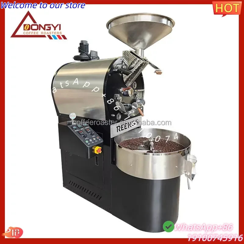 2026Hot Factory Price High-end Coffee Roaster REEKSS X6 Fully Automatic Roasting Professional Commercial Coffee
