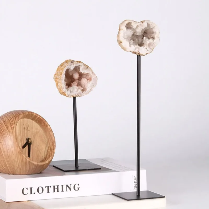 

Modern Natural Ore Figurines Creative Living Room Art Ornament Simple Entrance Desktop Figurines Home Decoration Ornaments