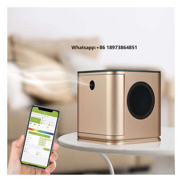 

Smart Life Small Waterless Aroma Diffuser Diffuser With Music Home Bluetooth Speaker Fragrance Electric Diffuser