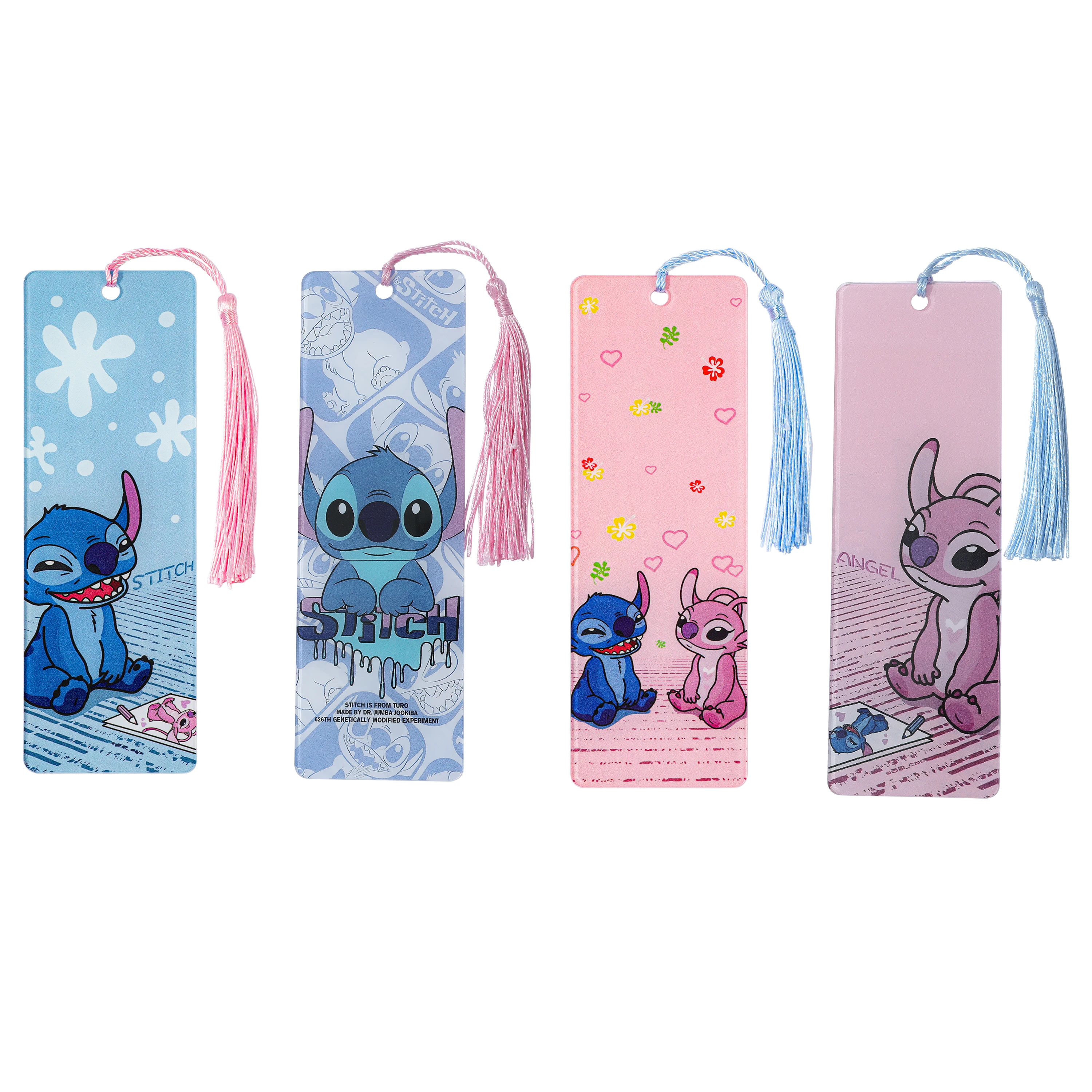 Marcapáginas acrílico adhesivo creativo, accesorios de libros de dibujos animados de Anime, adecuados para amantes de la literatura, ratones de biblioteca, novedosos fanáticos de Anime