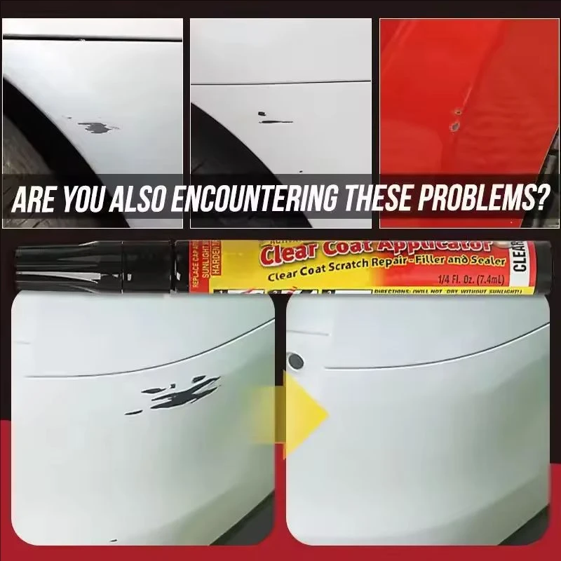 2 قطعة قلم إصلاح خدش السيارة اللمس متابعة الرسام القلم إصلاح السطح المهنية قضيب خدش واضح مزيل لأي لون سيارة