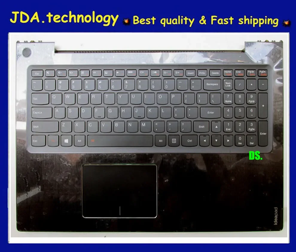 

MEIARROW New/orig for lenovo ideapad U530 U530P-IFI palmrest US keyboard upper cover touchpad Backlight 90204089