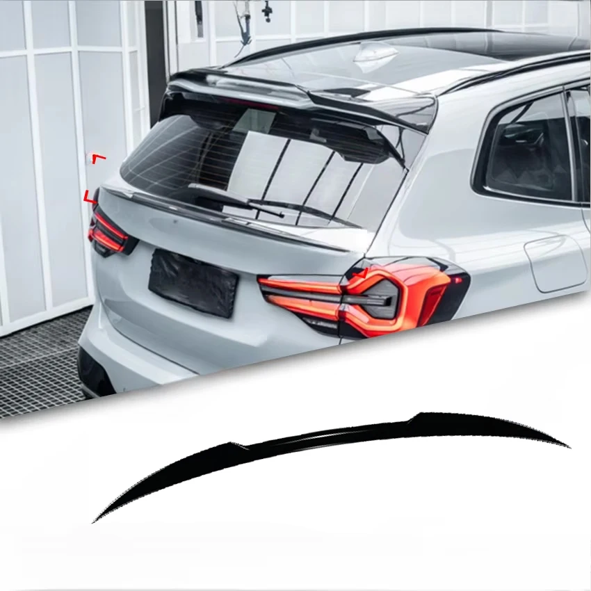 Car Rear Spoiler for BMW X3 G01 2018-2024+ Gloss Black Rear Trunk Lid Tail Wing Splitter Body Decoration Accessory Kit Diffuser