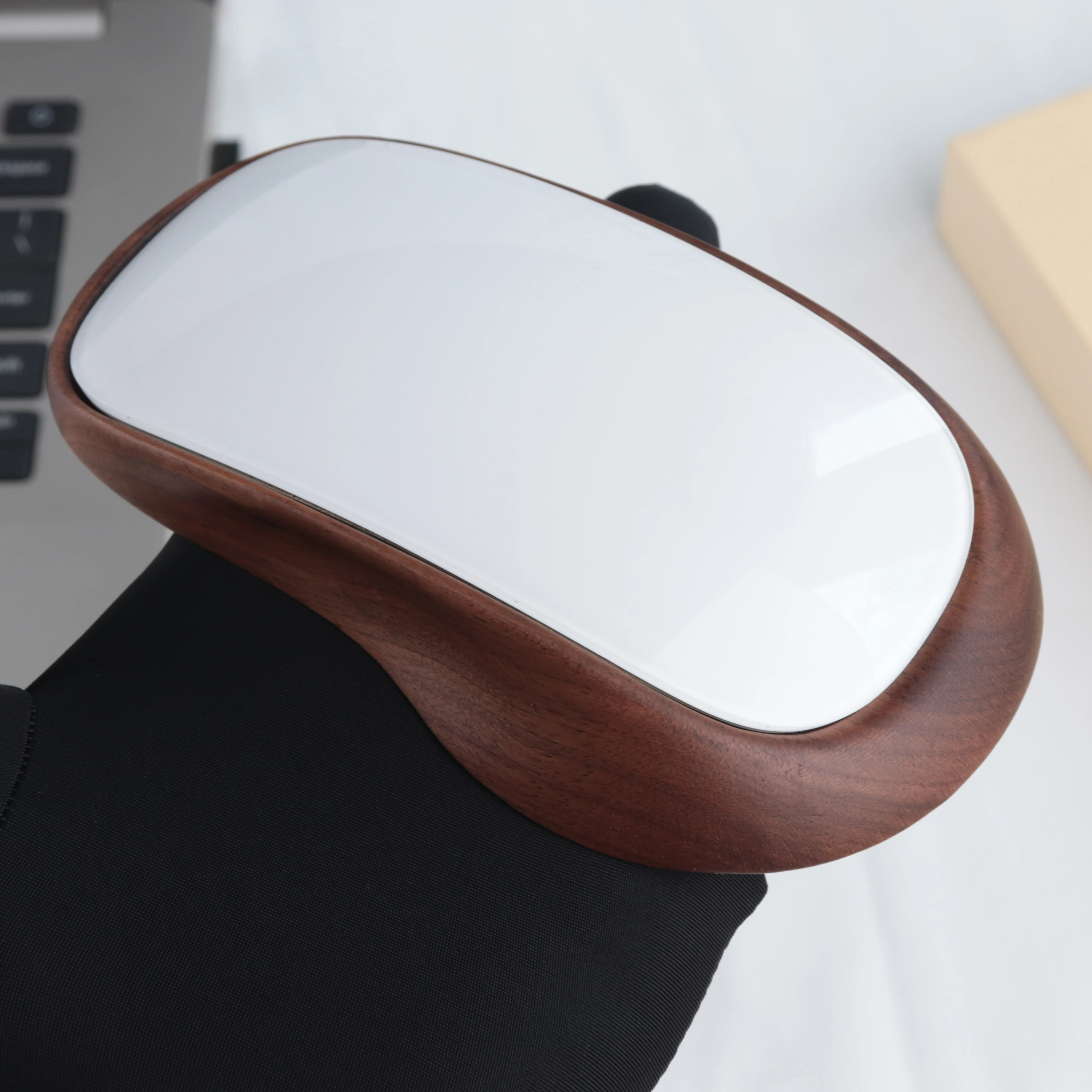 

Деревянный защитный чехол для мыши Apple Magic Mouse, эргономичная ручка для мыши, устойчивые к падению аксессуары для мыши для лучшего управления