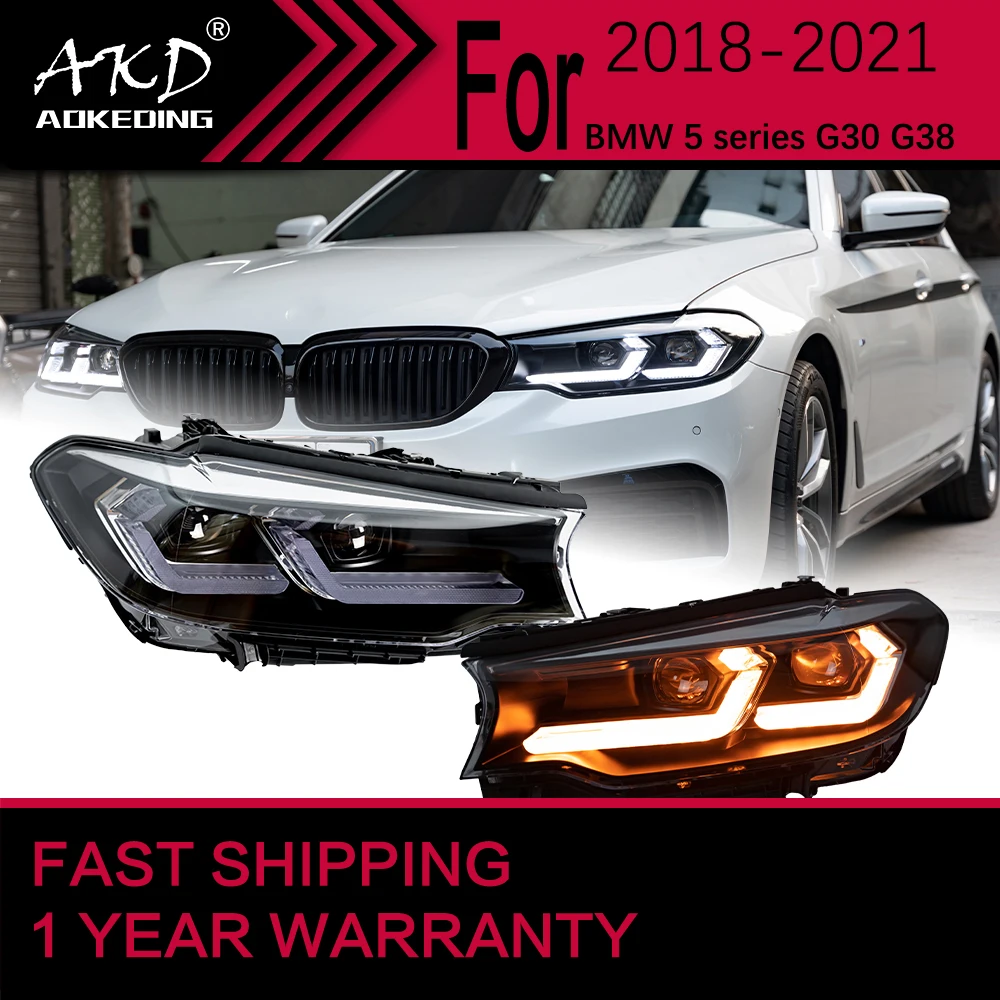 

Car Lights for BMW G30 G38 F90 LED Headlight 2018-2020 525I 530I Head Lamp Drl Projector Lens Automotive Accessories