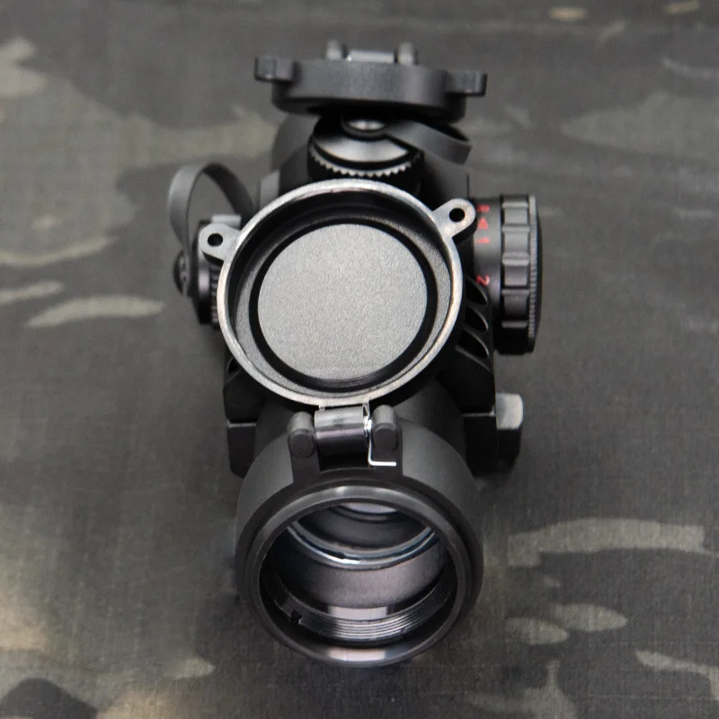 M3 Tactical Reflex Scope 4 MOA RED Dot Reticle Optics with PEPR 20mm Picatinny Rail Mount