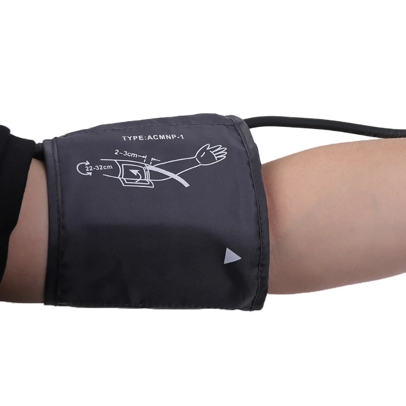 Large Replacement Upper Arm Blood Pressure Cuff for Adults 22-32cm