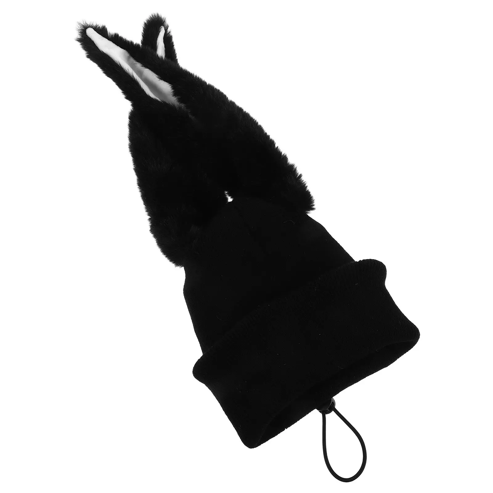 

Funny Ski Cover Black White Rabbit Ear Style Universal Fit Stretch Fabric Winter Sports Warm Protector Snowboard