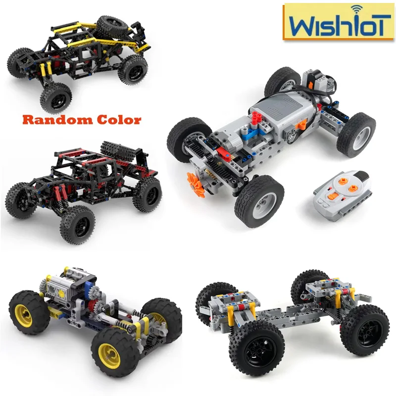 150PCS Buggy Chassis Cars Technical Building Blocks Set Assembled Ornament Off-Road Vehicle Education MOC Bricks DIY Model Toys