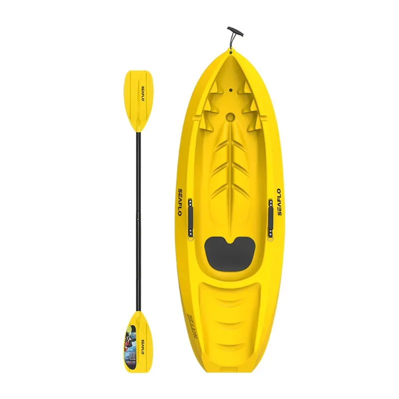 

6FT Lake River Peaceful Water Play Child Kayak 1 Kid Sit On Top Plastic Kayaks For Sale With Paddle Life Jacket Optional