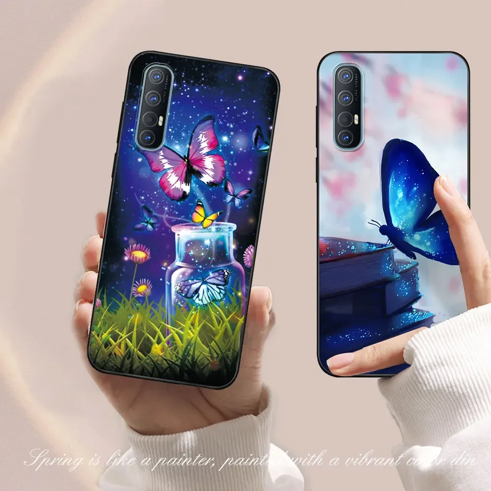 For OPPO Reno 3 Pro 5G Case Reno 3Silicone Soft Phone Cases For Oppo Reno3 Matte Back Cover for Oppo Reno3 Pro Bumper Fundas