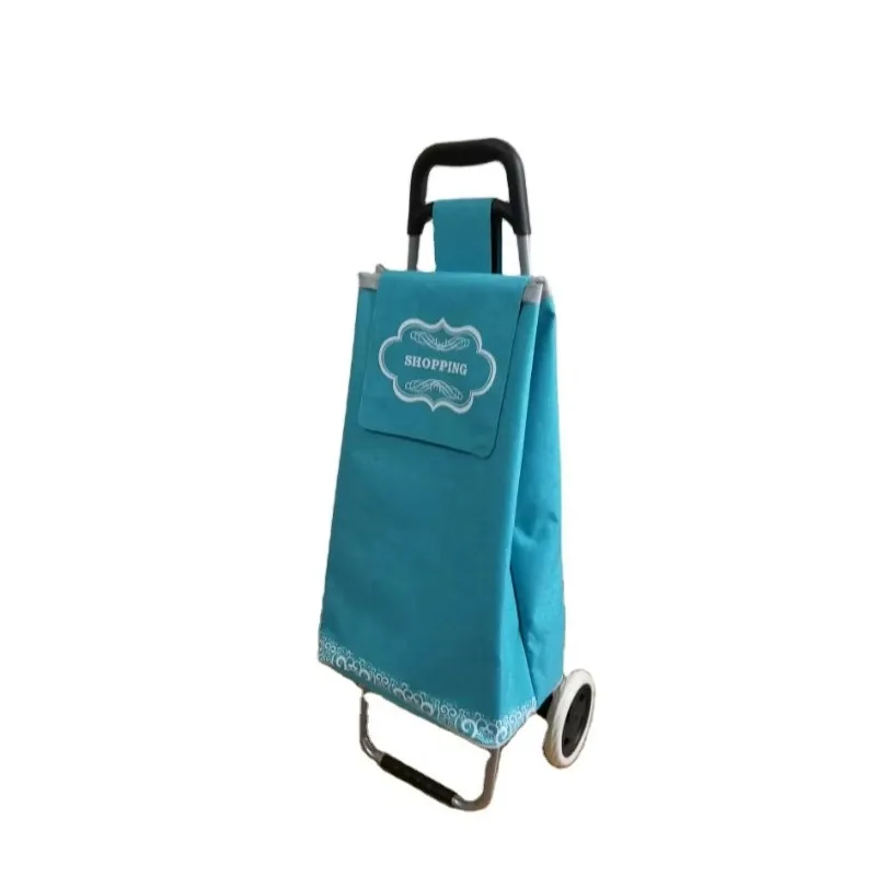 

Market Carry Shopping Mobile Folding Trolley Foldable Fruit Shopping Trolley Cart with Wheels