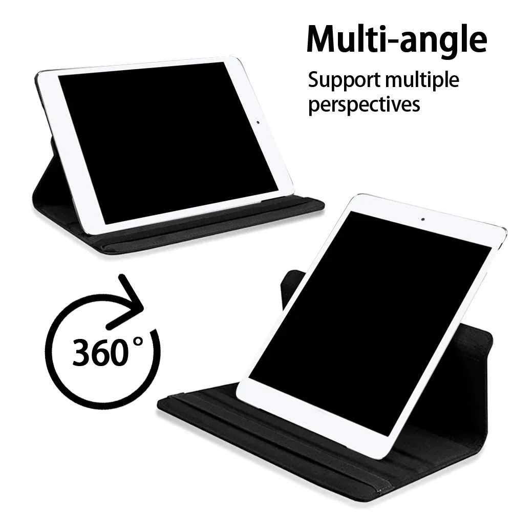 For Huawei MediaPad T5 10 10.1 Inch/T3 10 9.6 Inch 360 Rotation Smart Drop Resistance Tablet Cover Case + Stylus