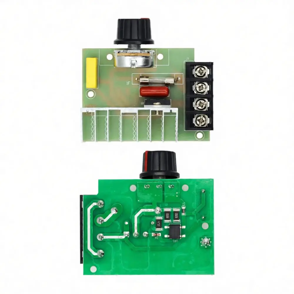 4000W SCR Voltage Regulator Speed Controller Dimmer Thermostat Module For Jialongsheng Home Appliance With Protective Enclosure
