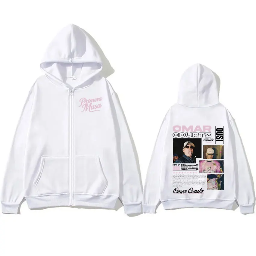 المغني عمر كورتز بريميرا موسى 2025 جولة سستة هوديس رجل إمرأة فاسق بلوزات غير رسمية عالية الجودة المتضخم زمم سترة