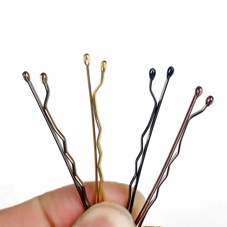24PCS Black Paintless Color Retention Simple One Word Clip Basic Practical Hair Clip Wire Liu Hair Clip Hair Accessories Hair Ca