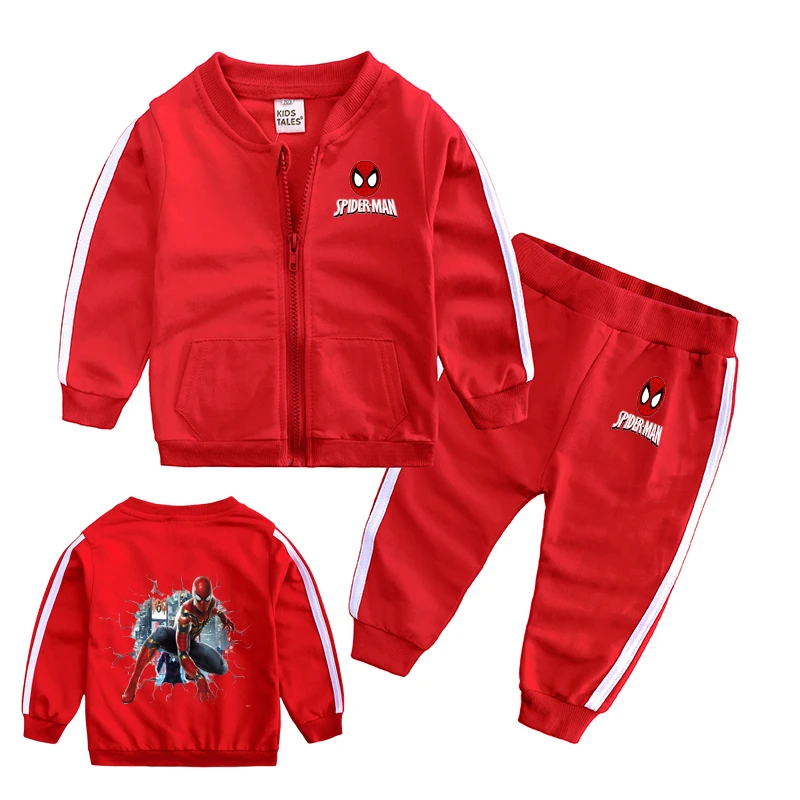 

Newborn Baby Boys Marvel Tracksuit - Autumn Spring Clothing Set for 6-18 Months