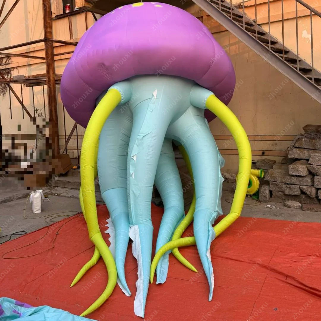 

Giant Inflatable Jellyfish air blow Ocean Organism Model Nightclub Stage Festival Hanging Decorations